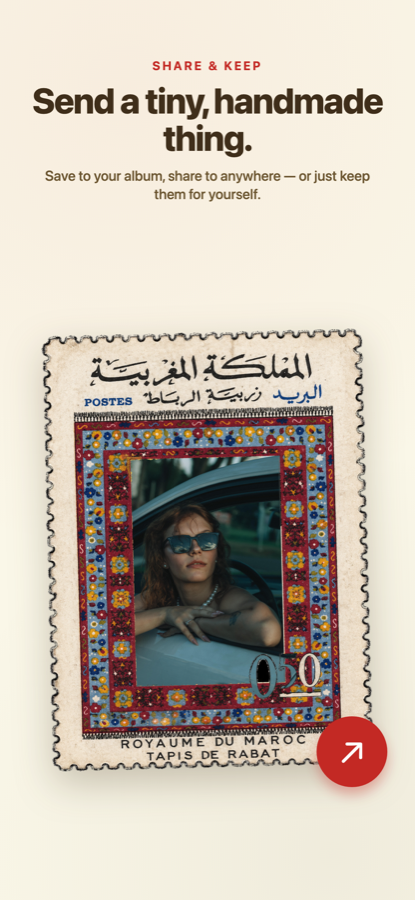 Stampt: share & keep — send a tiny handmade thing